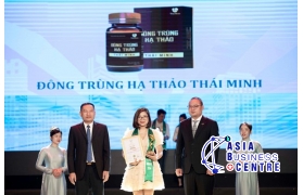 Đông trùng hạ thảo Thái Minh được vinh danh Hạng Vàng tại Lễ công bố Thương hiệu Số 1 Việt Nam 2024